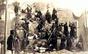 2054- Alger- Fete du 1er Zouaves - Lamoriciere et ses Zouaves2 a l'assaut de Constantine -1904